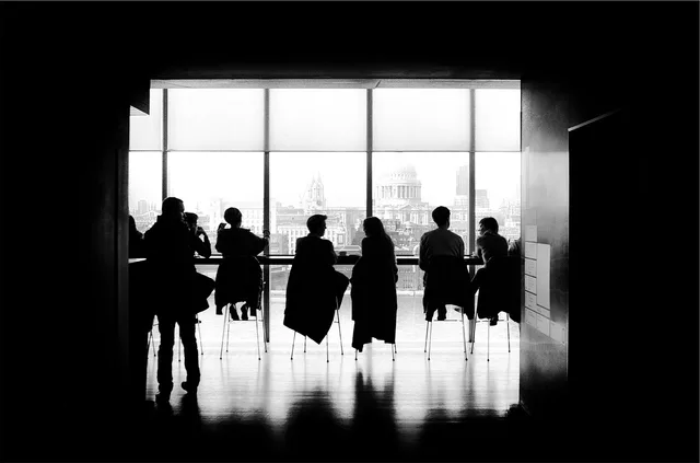 people, meeting, silhouette, cafe, talking, black and white, window, black meeting, black window, black talk, black talking, black conference, meeting, meeting, meeting, meeting, meeting, talking. Community management foundations in England: models and law
