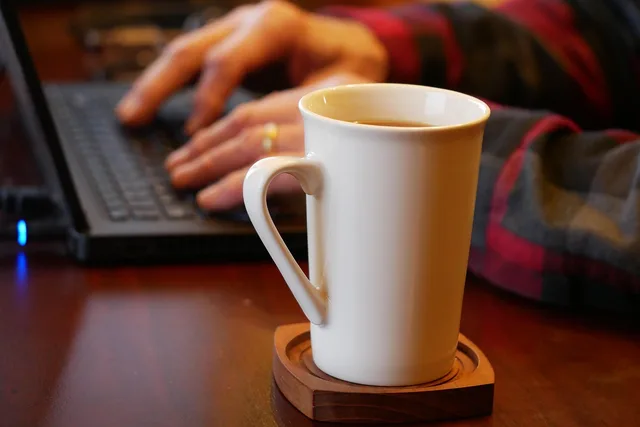 work from home, coffee, mug, computer, laptop, business, coffee cup, quarantine, online, coffee mug, drink, caffeine, beverage. Community management rules and ethics in England